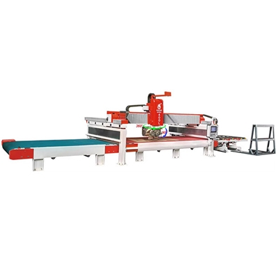 HKNC-400L CNC Bridge Saw with Conveyors HKNC-400L 流水線橋式切割機