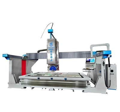 5 Axis Stone CNC Sawjet HKNC-650J HKNC650J 五軸數控橋切機水刀一體機